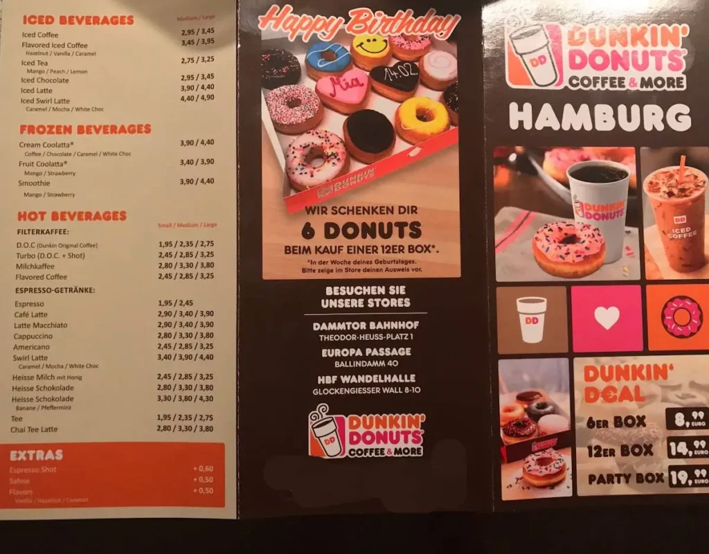 Dunkin’ Donuts Neueste Hot Drinks 2023