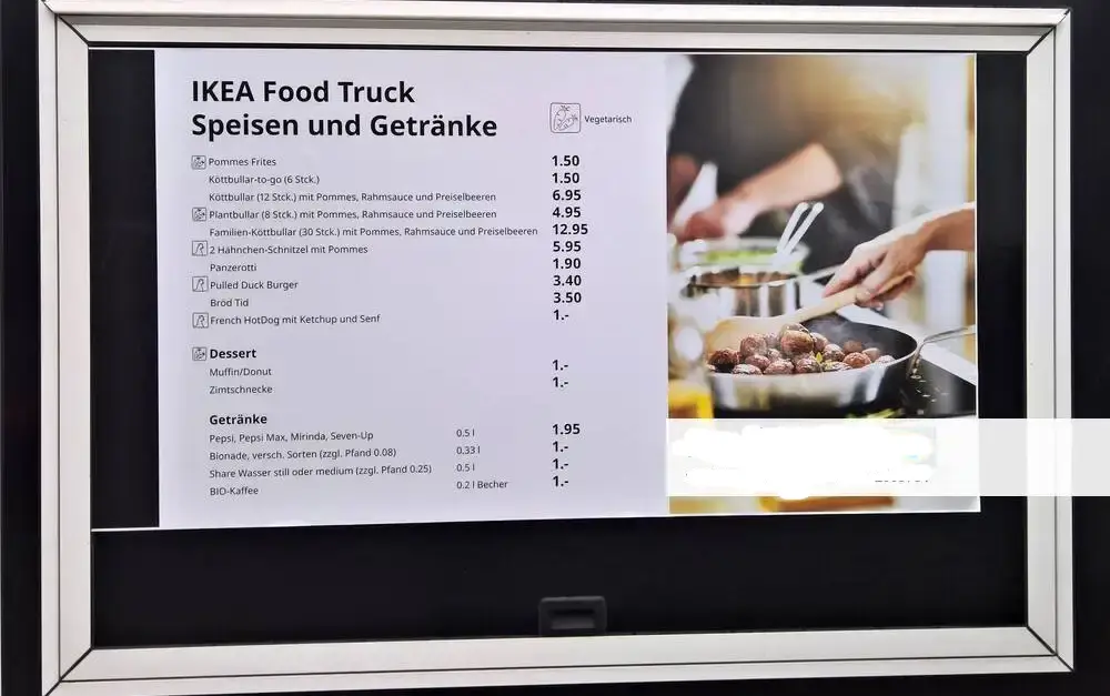Ikea Deutschland Speisekarte preise aktualisiert 2024