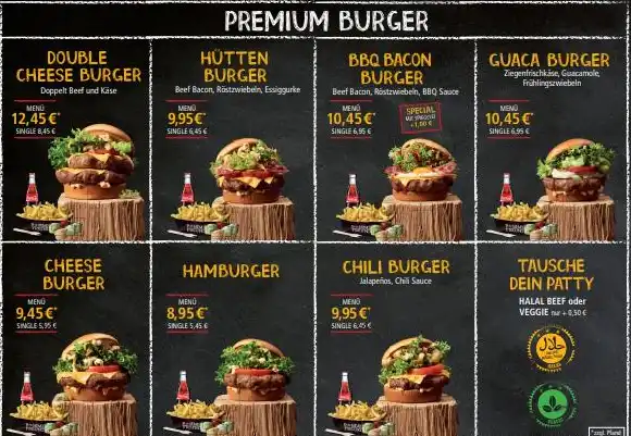 Pommes Freunde BURGERS preise