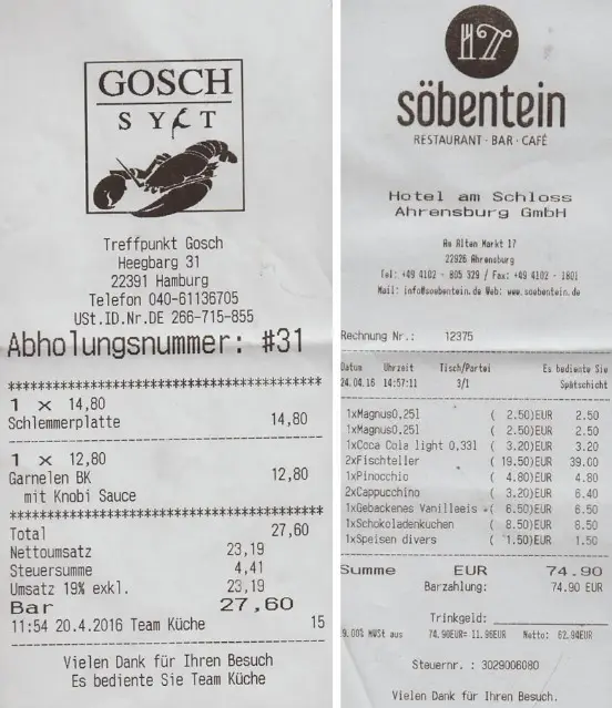 gosch duhnen speisekarte Preise Deutschland Aktualisiert 2024