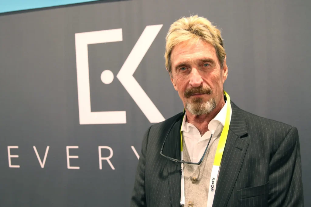 John McAfee Vermögen