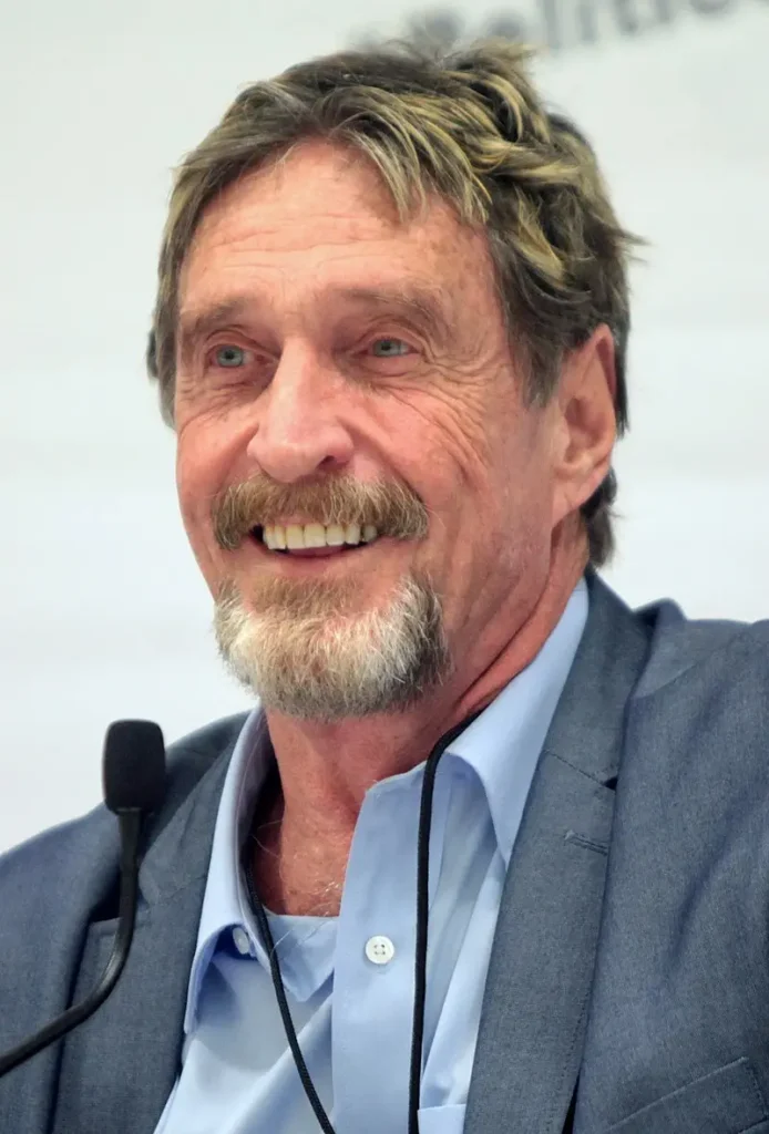 john mcafee vermögen