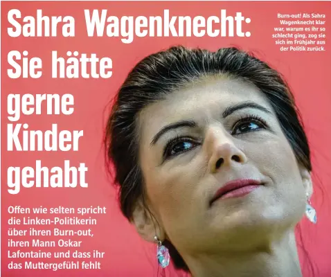 Sahra Wagenknecht und ihre Kinder