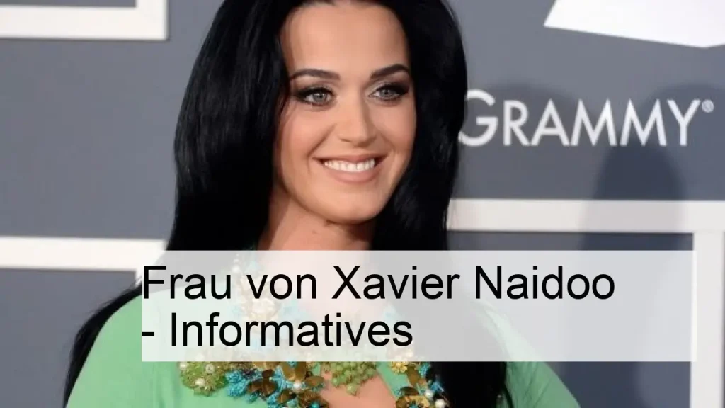 Xavier Naidoos ehefrau bild Identität und persönlicher Hintergrund