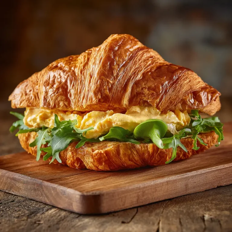 Ahorn-Senf-Croissant-Sandwich: Ein Herzhafter Genuss mit einem Hauch von Süße
