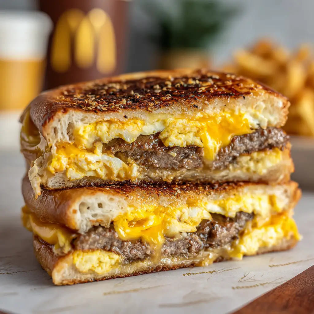 Copycat McDonald’s Steak Egg And Cheese