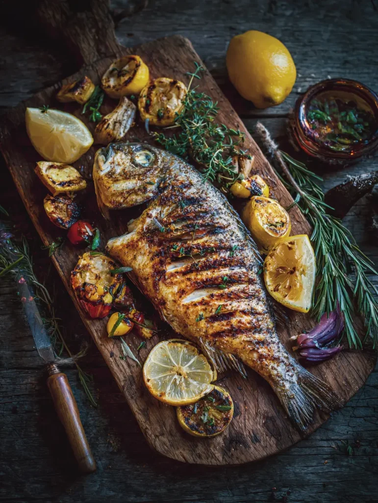 Gegrillter Tilapia with rezepte