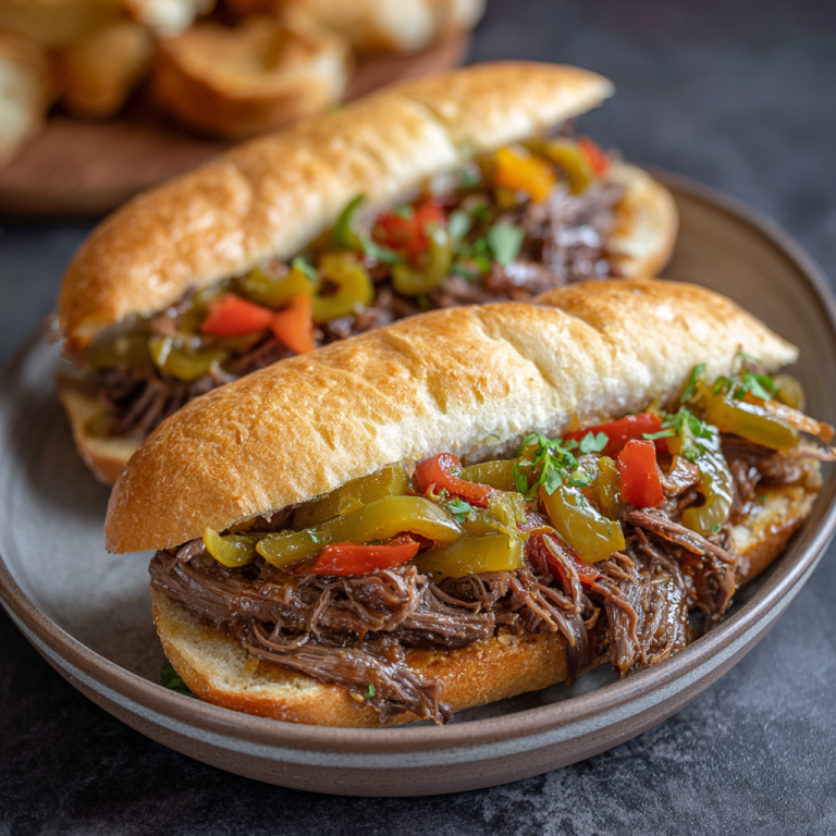 Italian Beef Sandwiches aus dem Slow Cooker