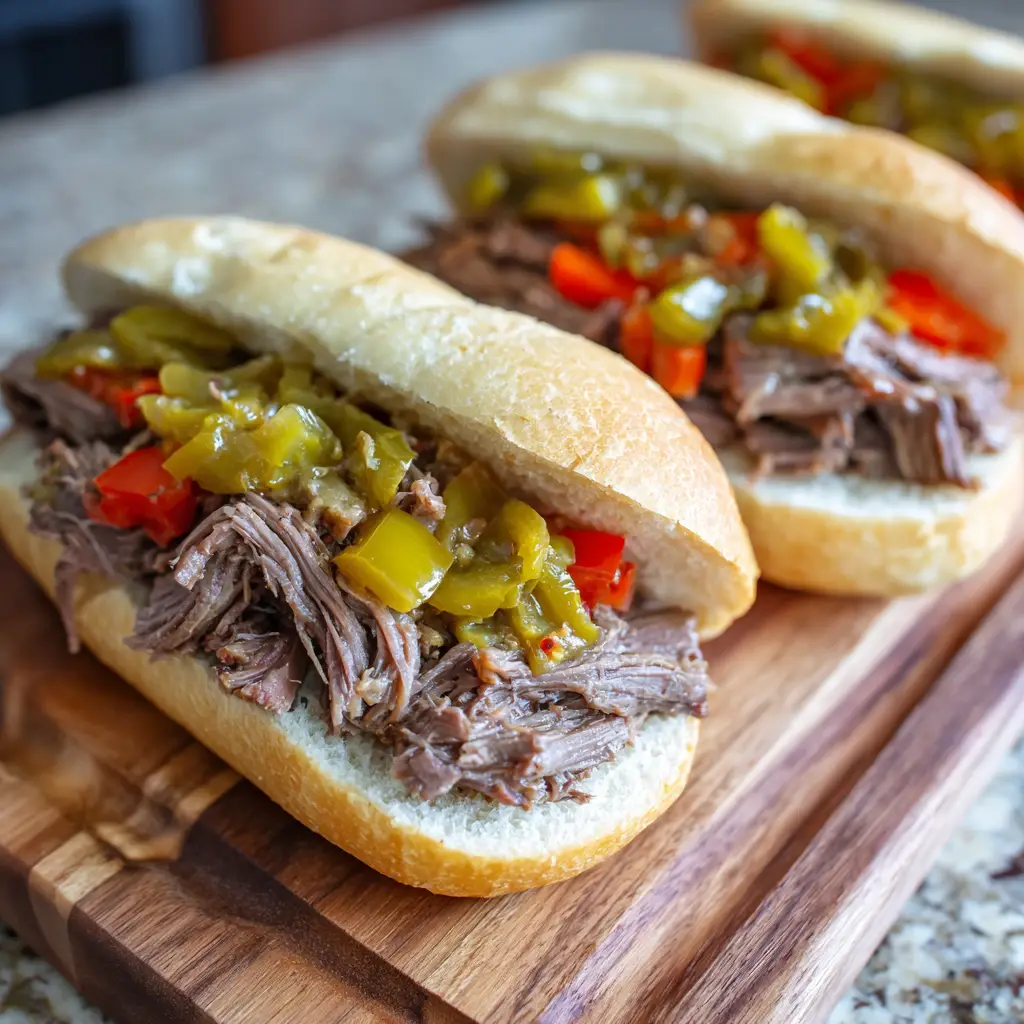 Italian Beef Sandwiches aus dem Slow Cooker