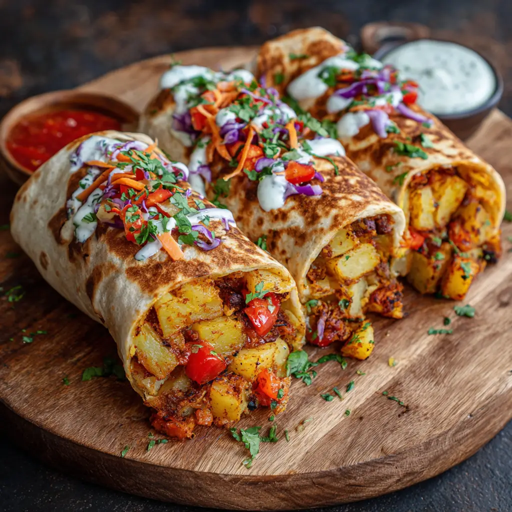 Käsige Kartoffel-Burritos en 2025