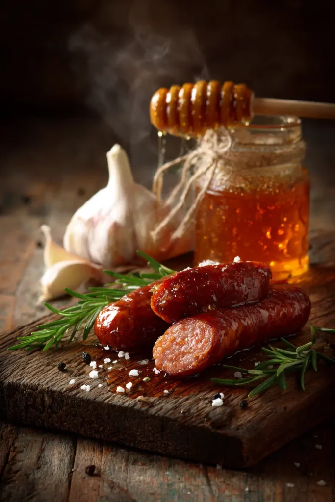 Salchicha agridulce con miel y ajo en 2025
