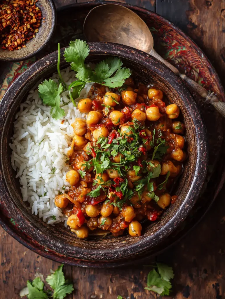Chhole Kichererbsen Curry