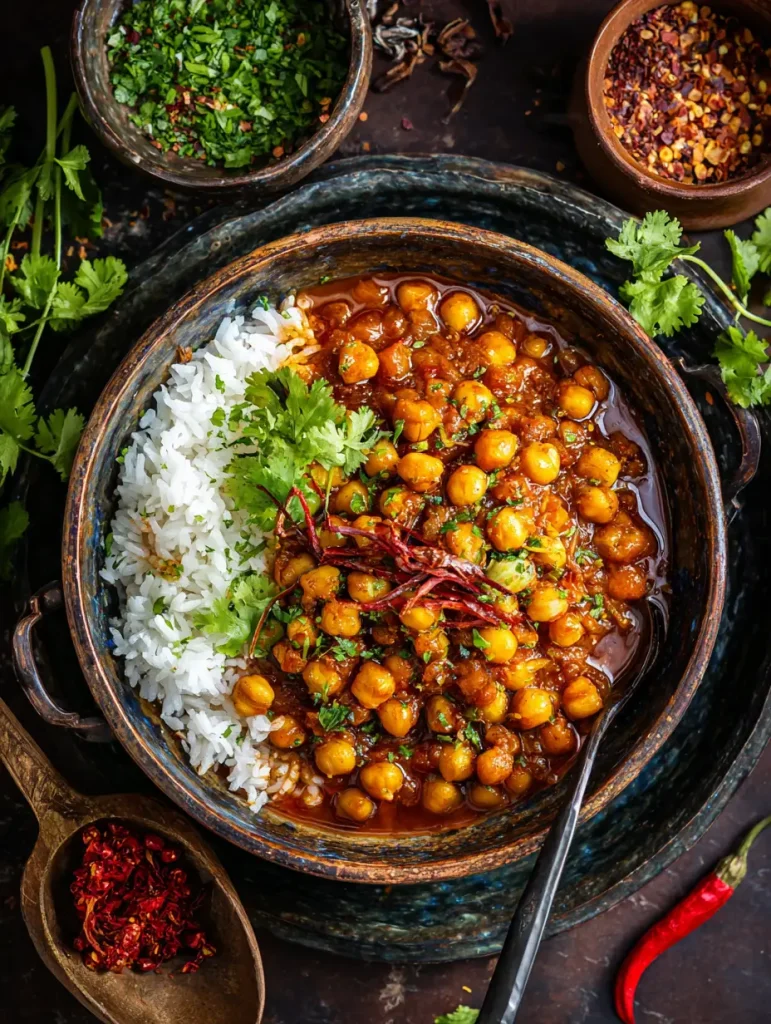 Chhole Kichererbsen Curry Rezept
