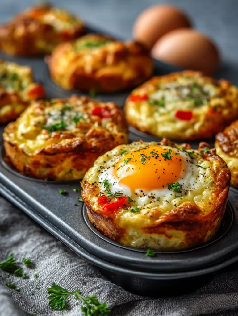Easy Egg Muffins Frühstück zum Mitnehmen