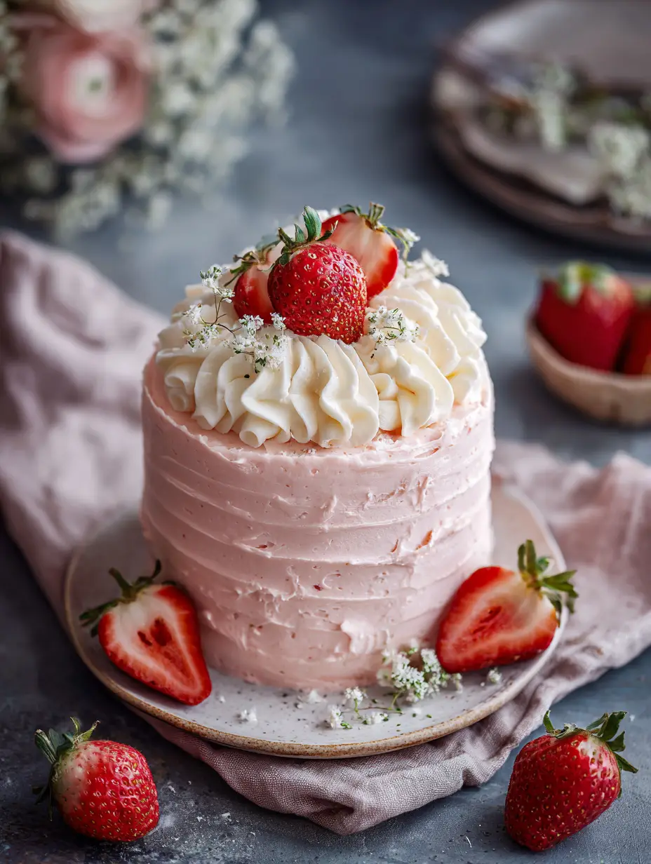Einfaches Erdbeer Kokosöl Frosting – Fruchtig, Cremig & Schnell Gemacht