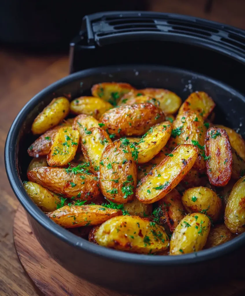 Fingerling-Kartoffeln aus der Heißluftfritteuse