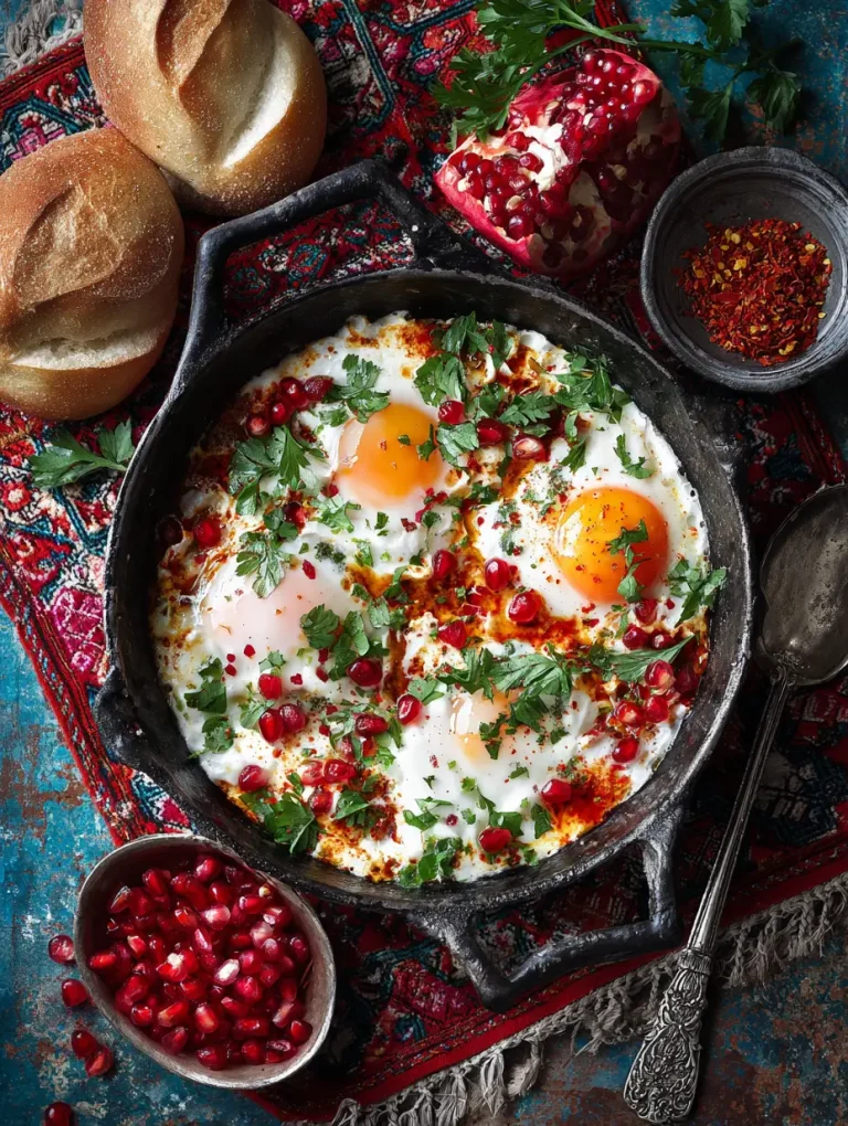 Frühstück mit Türkischen Eiern: Çılbır