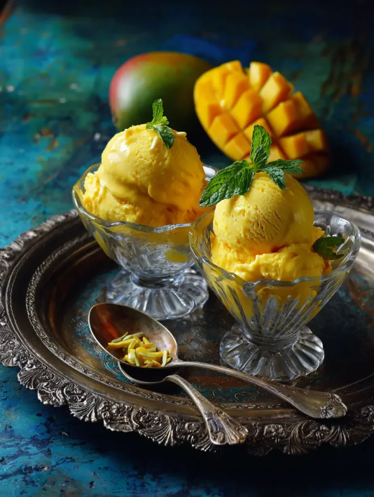 Kesar Mango Eiscreme Recipes: Ein Exotisches Vergnügen für Die Sinne