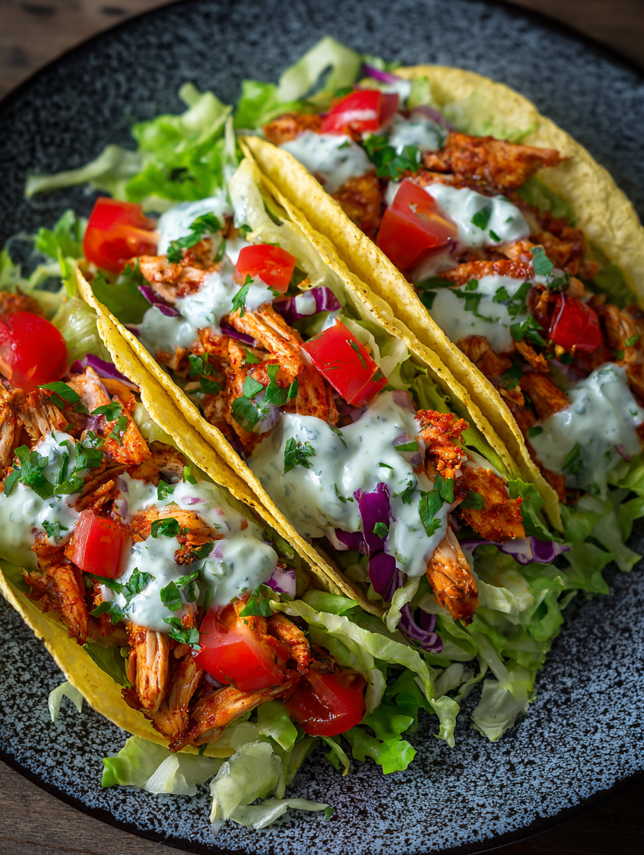 Hähnchen Taco Salat Wraps: Gesund, Kohlenhydratarm und Keto-freundlich