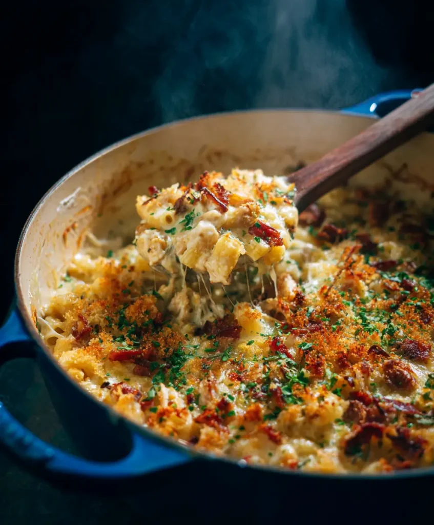 Hühnchen Parmesan Mac & Cheese aus einem Topf rezepte