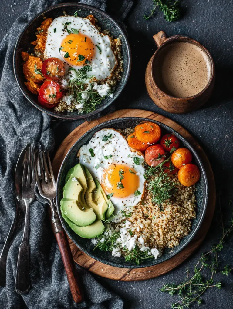 Rezept für Frühstücksschüssel mit Quinoa