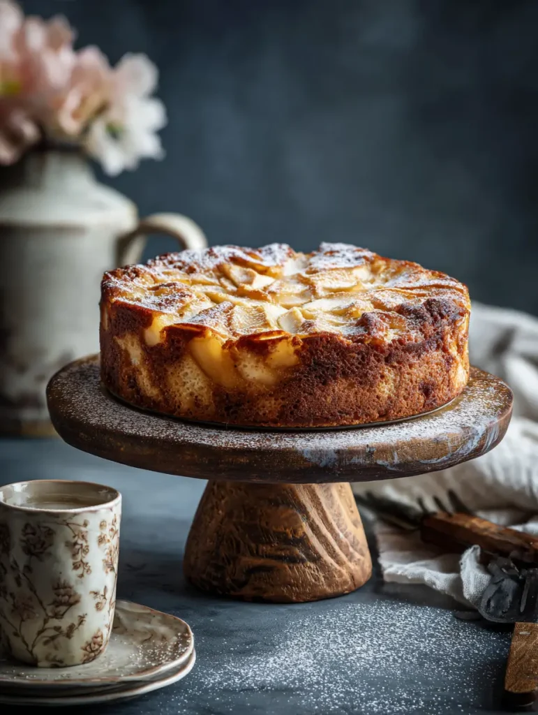 Sauerteig Apfelwein Upside Down Kuchen mit rezepte