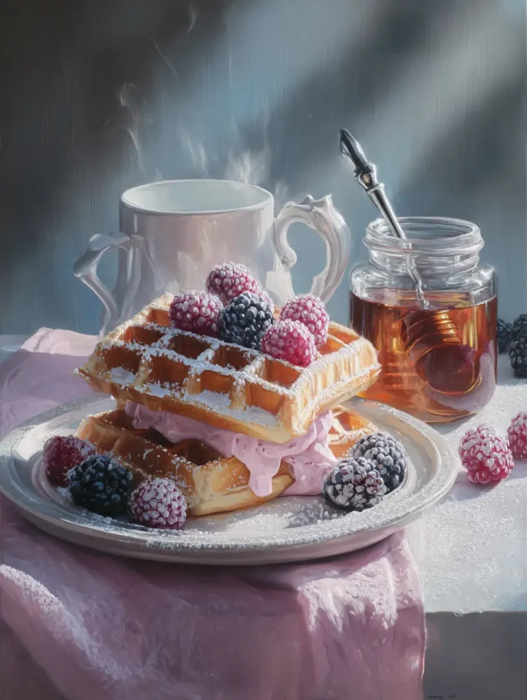 Tantes Gefüllte Frühstückswaffeln