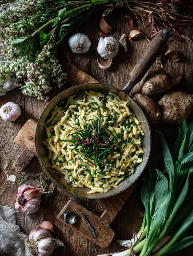 Bärlauchspätzle