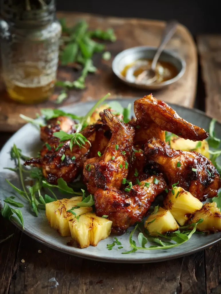 Brauner Zucker Ananas Chicken Wings