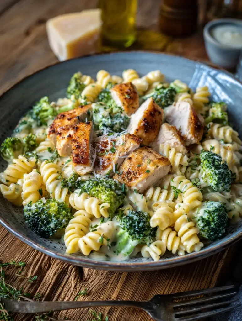 Cremige Hähnchen Brokkoli Pasta Rezept für Genuss
