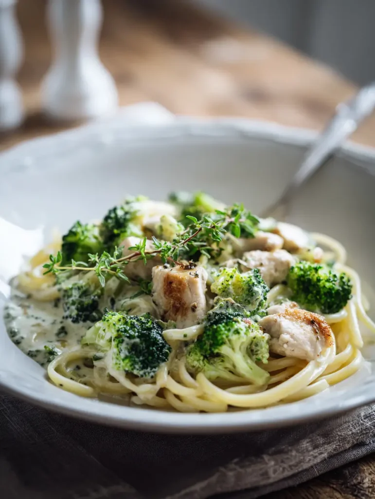 Cremige Hähnchen Brokkoli Pasta Rezept für Genuss