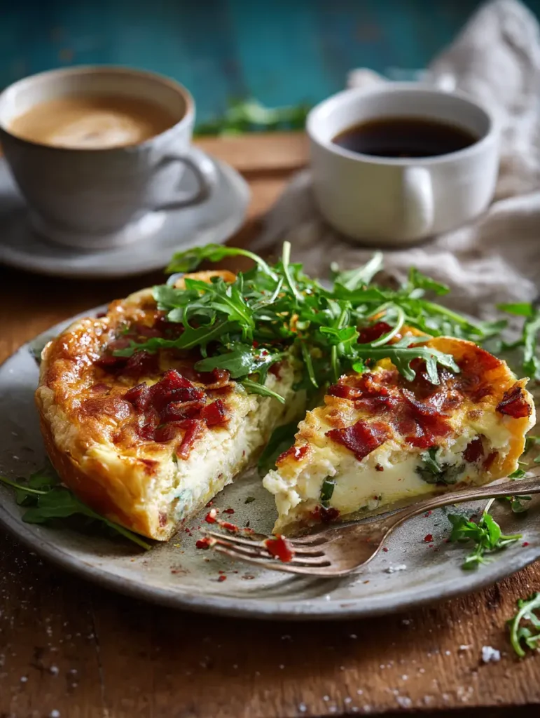 Frühstückskuchen mit Käse und Speck Frühstücksauflauf en 2025
