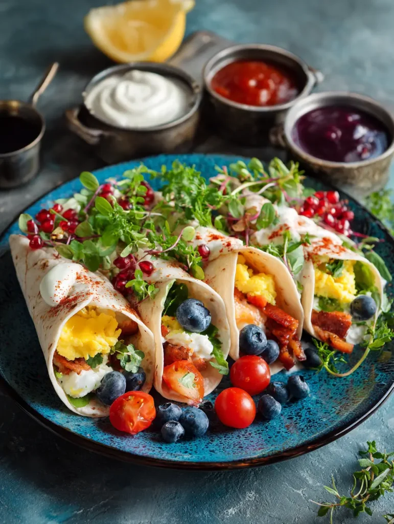 Gesunde Frühstückstacos rezept