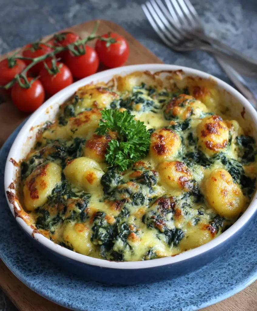 Gnocchi Rahmspinat Auflauf