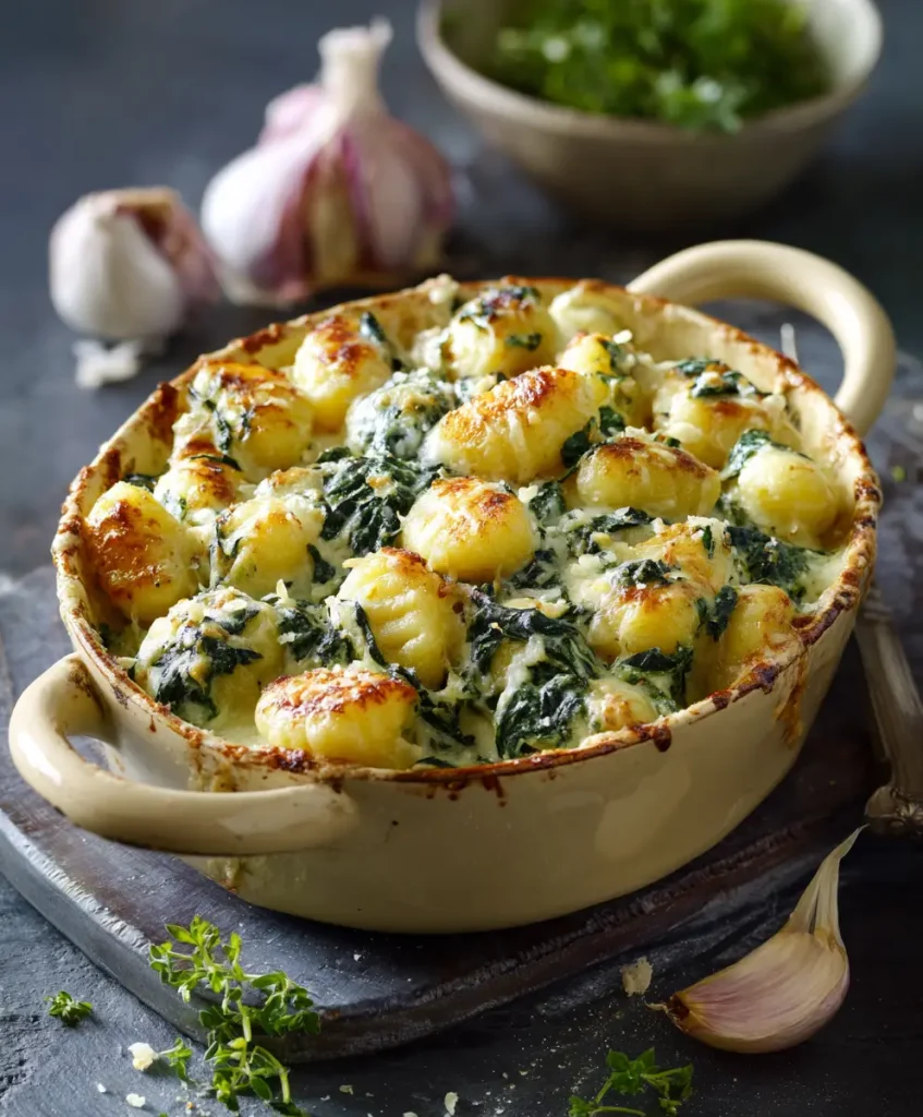 Gnocchi Rahmspinat Auflauf mit rezepte