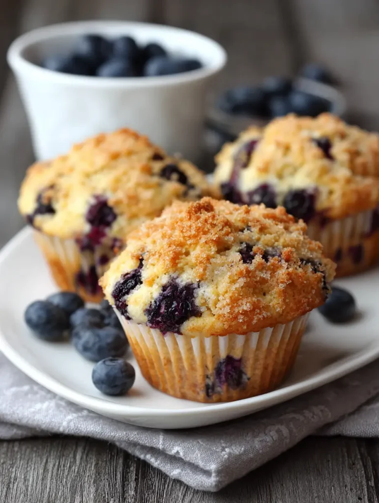 Healthy Blueberry Muffins