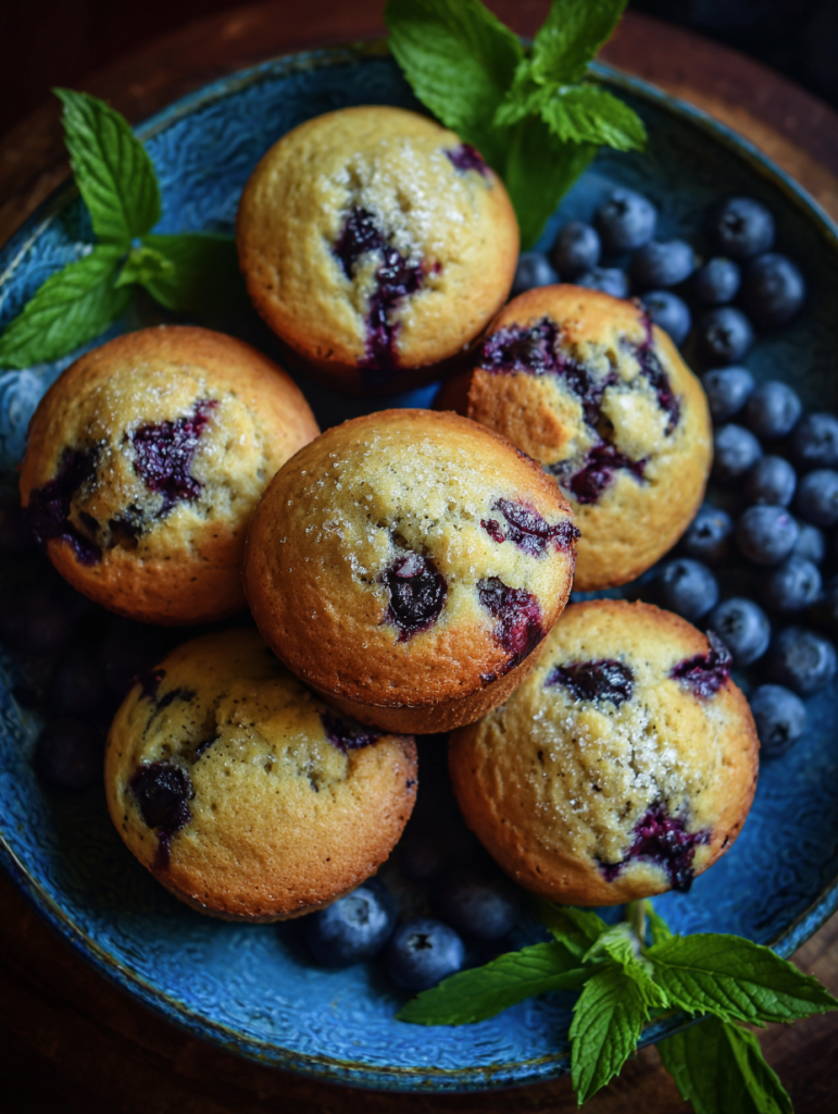 Healthy Blueberry Muffins