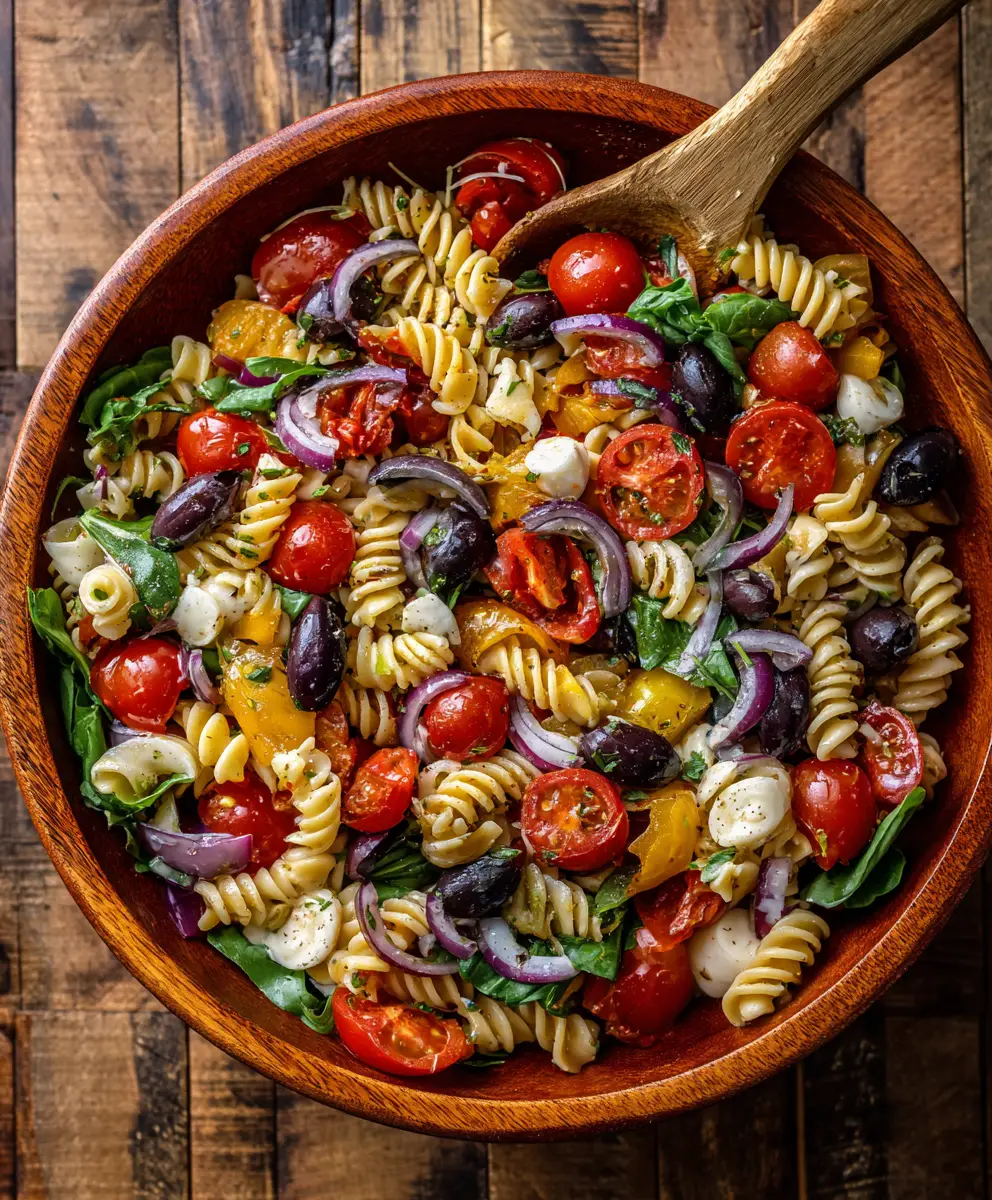 Italienischer Combo-Pasta-Salat: Ein erfrischendes und geschmackvolles Gericht für jede Gelegenheit