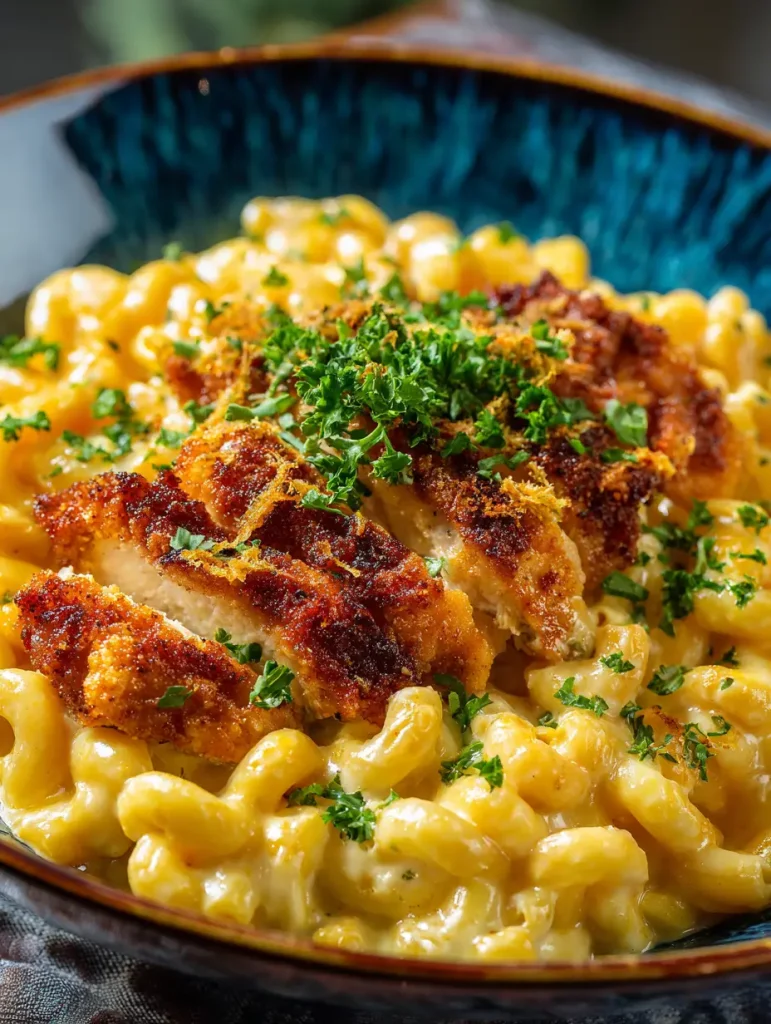 Kräftiger Cajun Hühnchen Ranch Mac & Cheese