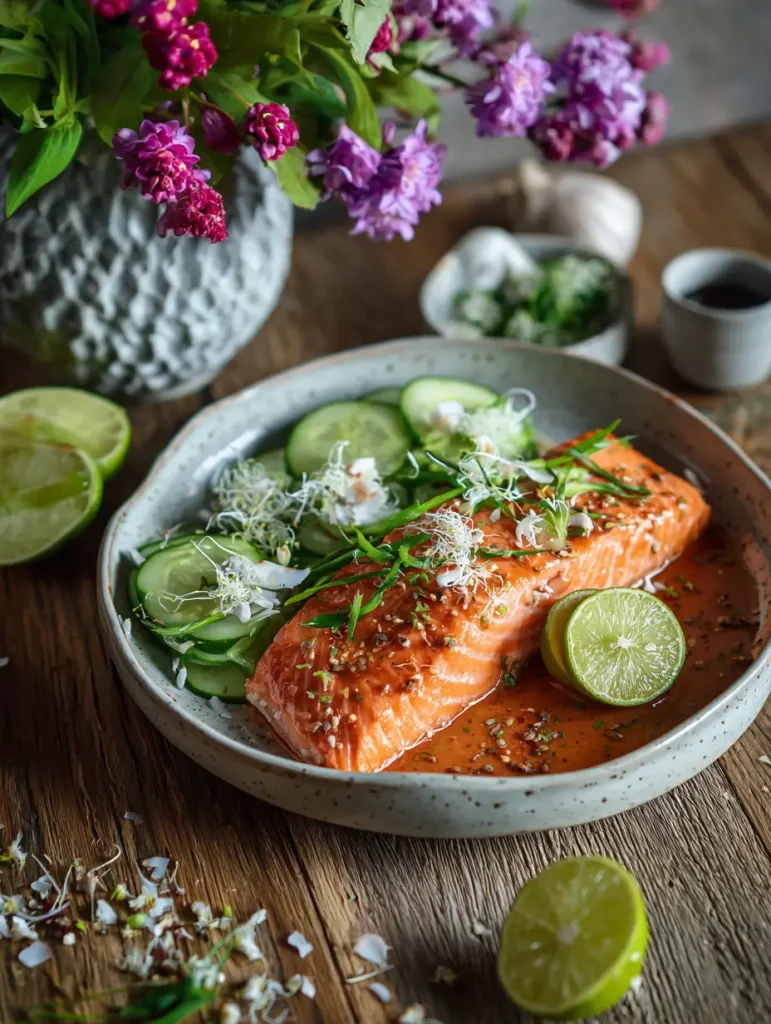 Lachs mit Kokosnuss