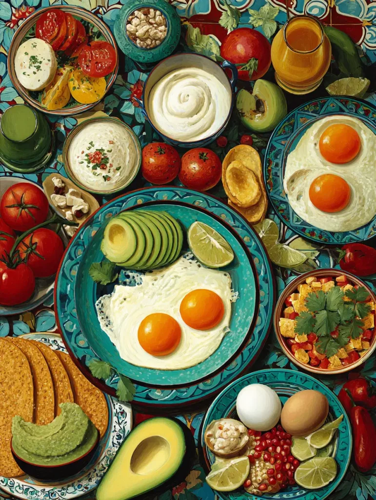 Mexikanische Frühstücksschüsseln