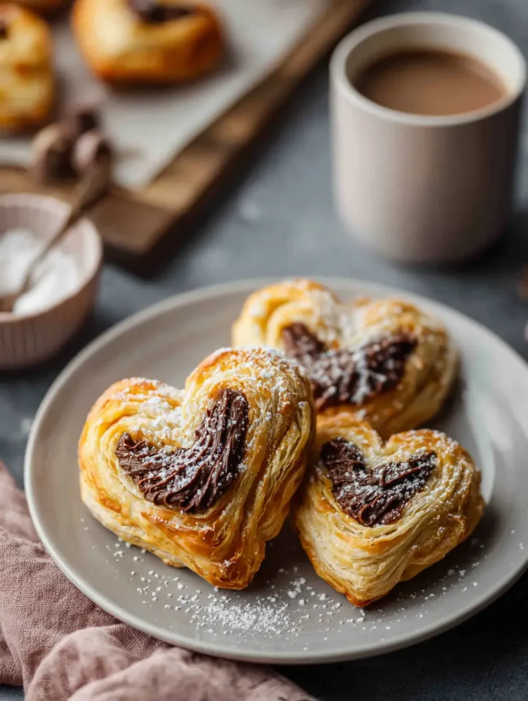 Nutella-Blätterteig-Herzen – Einfaches Rezept für süße Valentinstags- und Dessertideen