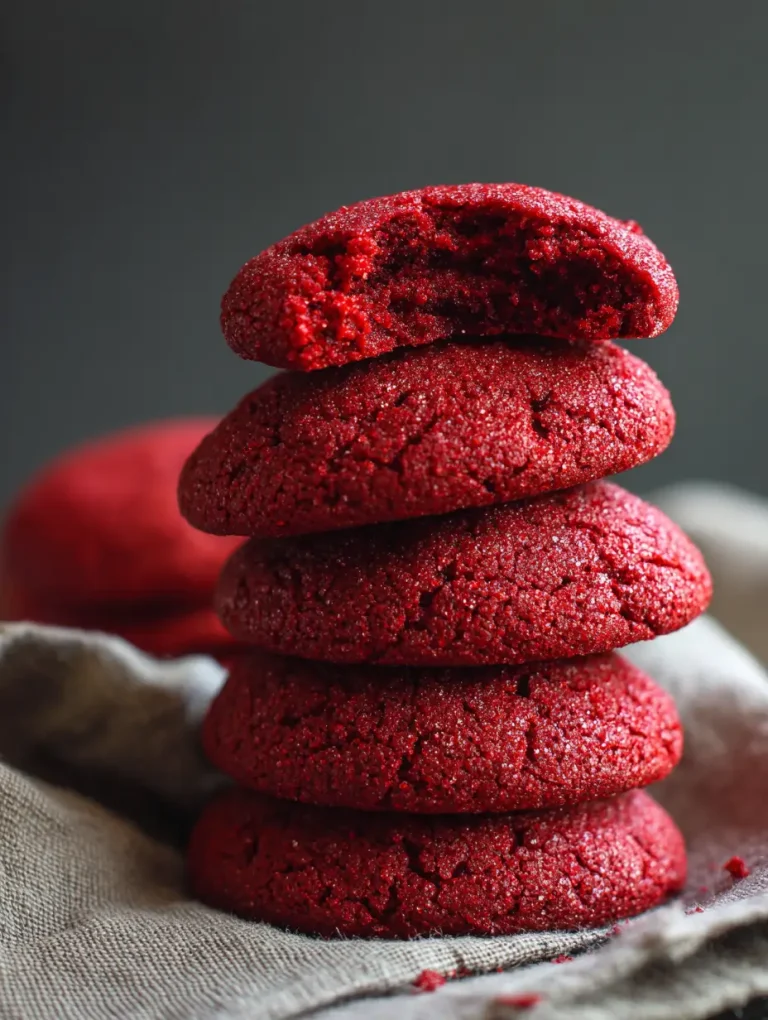 Weiche Red Velvet Cookies Rezepte – Ein süßer Genuss, der auf der Zunge zergeht