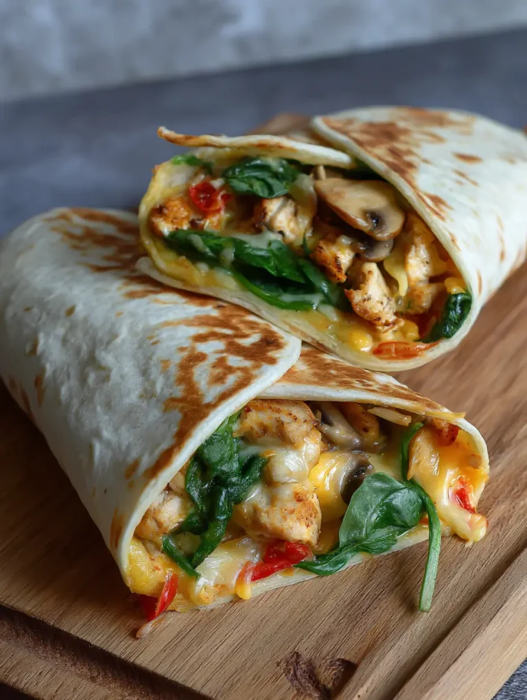 Hähnchen-Wraps mit Knoblauch und Käse – Geschmacksexplosion im Handumdrehen