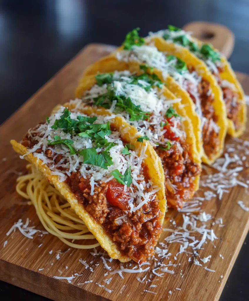 spaghetti tacos