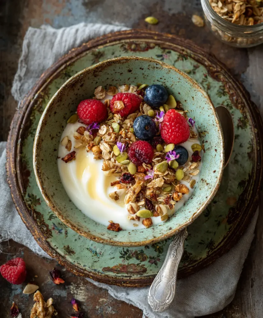 Frühstücksschüssel mit Joghurt und Müsli – Der perfekte Start in den Tag