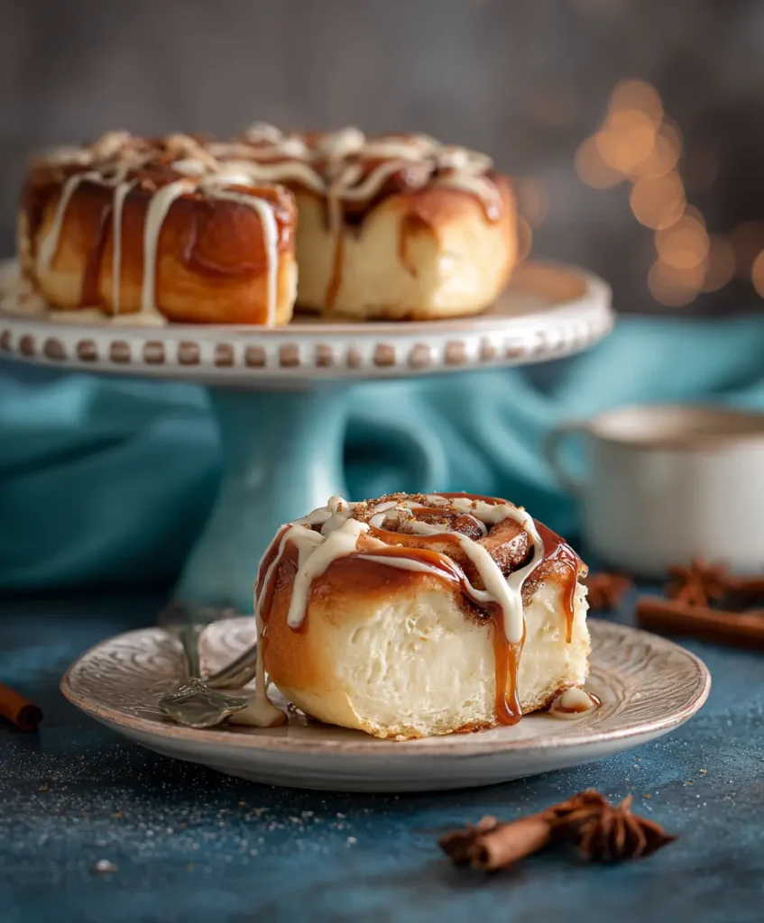 Mini Zimtschnecken Käsekuchen