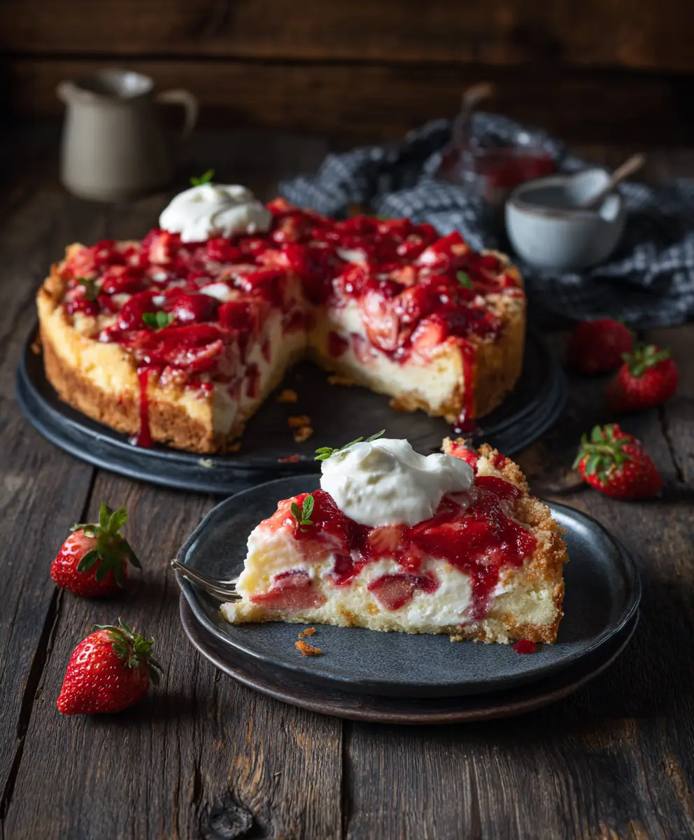 Verlockende Erdbeerkuchen-Käsekuchen-Röllchen – Ein himmlisches Dessert zum Verlieben