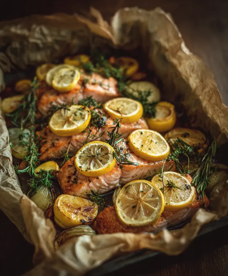 Zitronen Lachs aus dem Ofen: Ein Leichtes und Aromatisches Gericht für Jeden Anlass