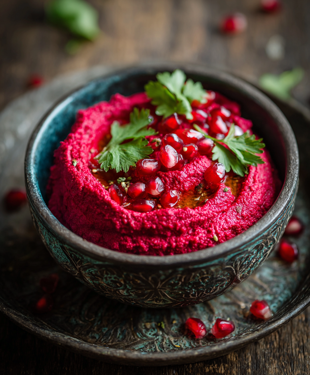 Veganer Rote Bete Hummus: Eine Geschmackvolle, Gesunde Abwandlung des Klassikers